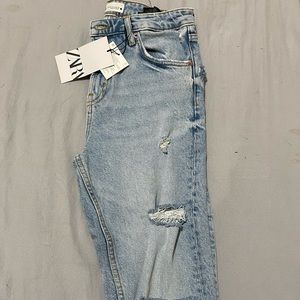 Zara distressed jeans